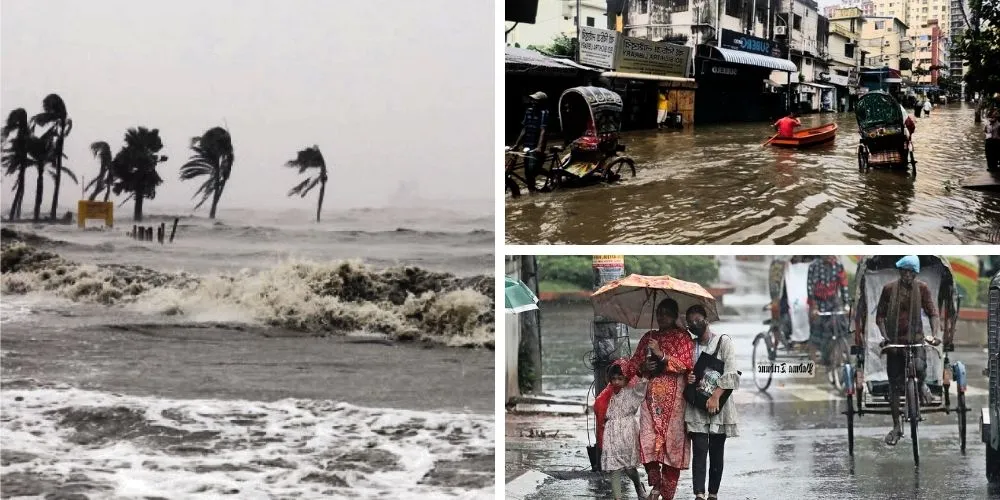 চট্টগ্রামে মুষলধারে বৃষ্টি কাতালগঞ্জে জলাবদ্ধতায় জনদুর্ভোগ