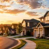 Suburban and housing