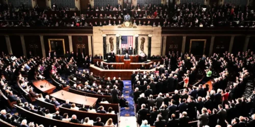 US Congress in the House chamber