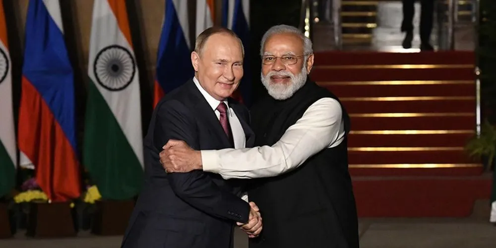 Narendra Modi - Vladimir Putin