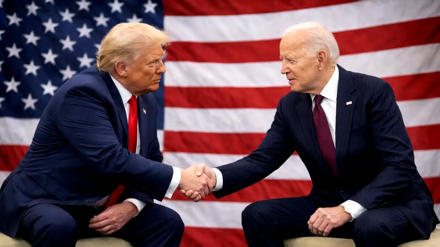 Donald Trump and Joe Biden