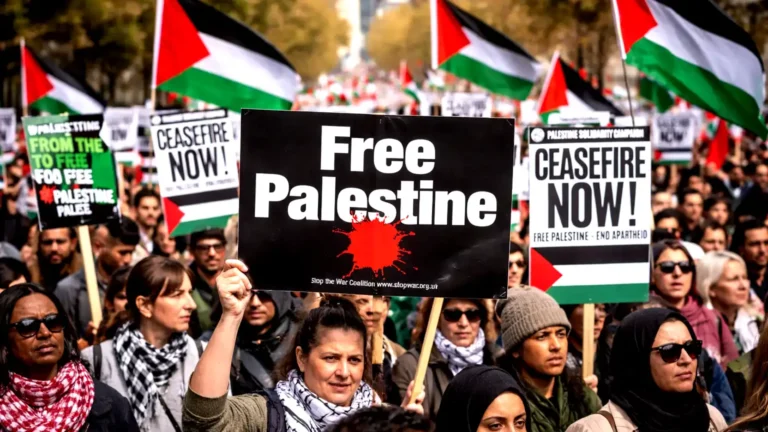 Protest for Palestinian