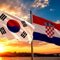 South Korea and Croatia