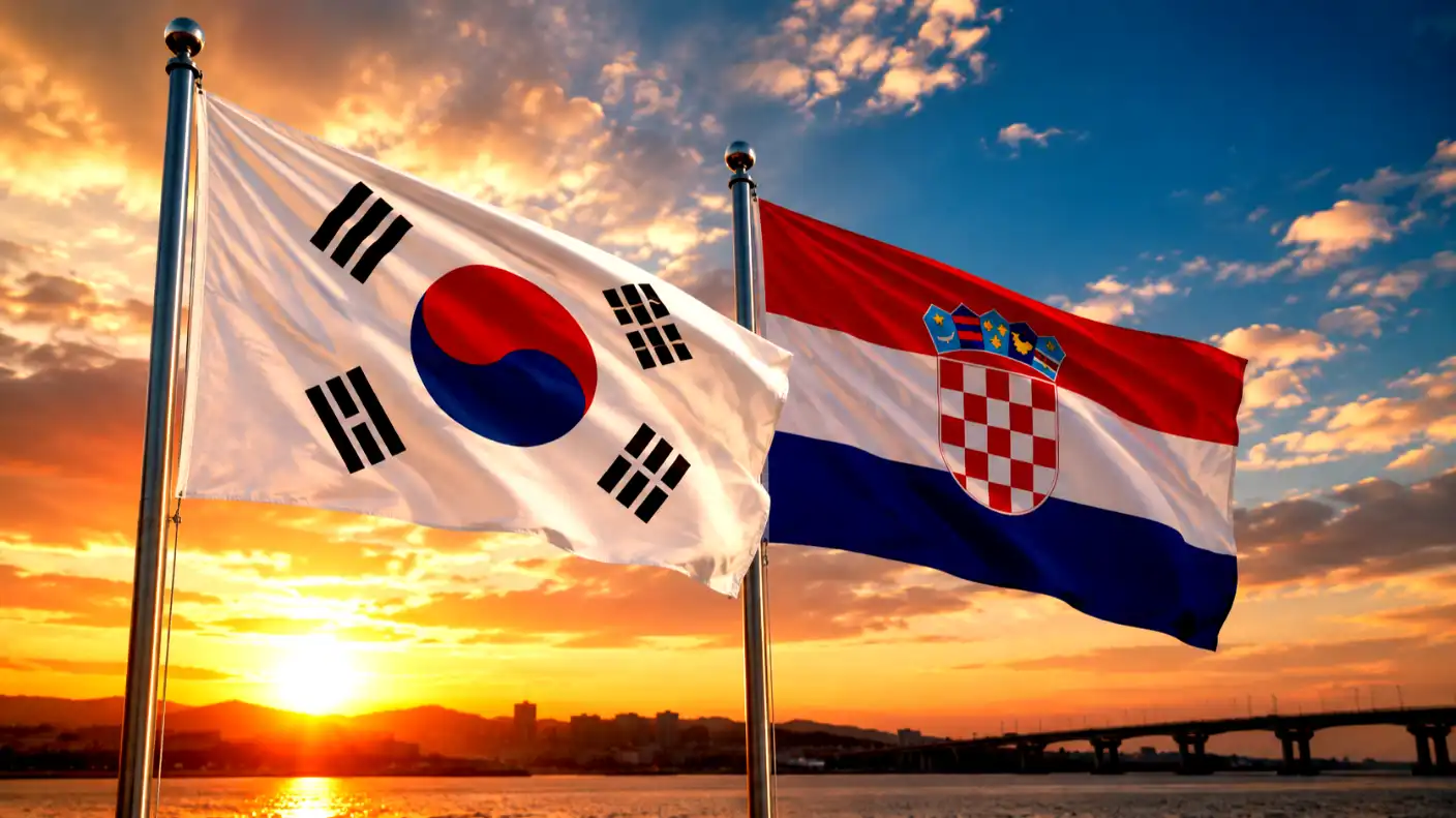 South Korea and Croatia