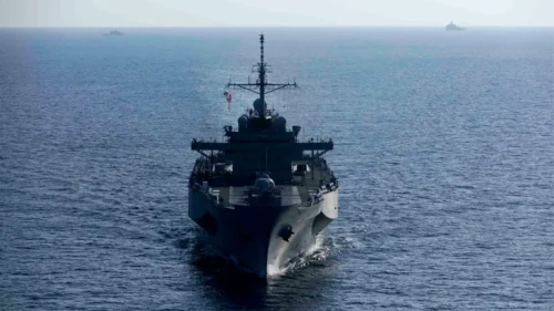 US warships