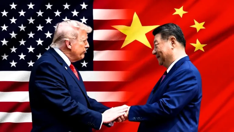 Xi Jinping and Donald Trump