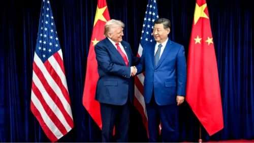 Xi Jinping and Donald Trump