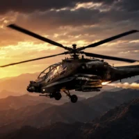 Apache helicopter