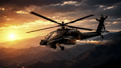 Apache helicopter